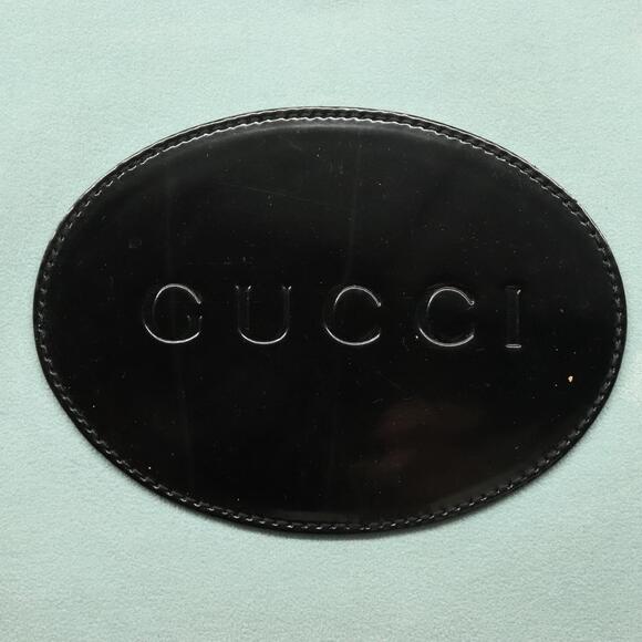 GUCCI Hand Bag Suede Light Blue Black 002 002 - Picture 15 of 16
